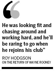 Lambert eclipses Rooney's return