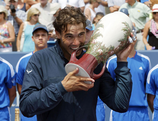 Nadal beats Isner to win first Cincinnati crown