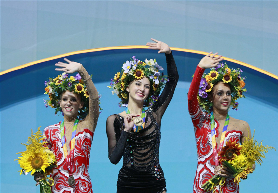 Moments from 32nd rhythmic gymnastics worlds