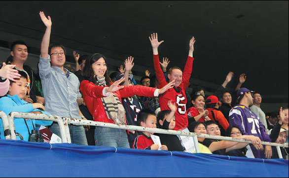 1st Arena Football game a huge hit in China