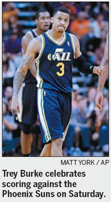 Burke helps Jazz end long road drought in Phoenix