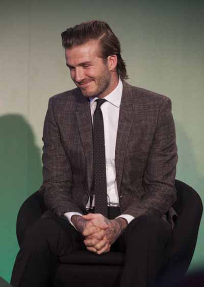 Beckham interviewed by Times, tells stories about kids