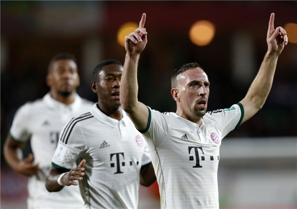 Bayern beats Evergrande to reach Club World Cup final