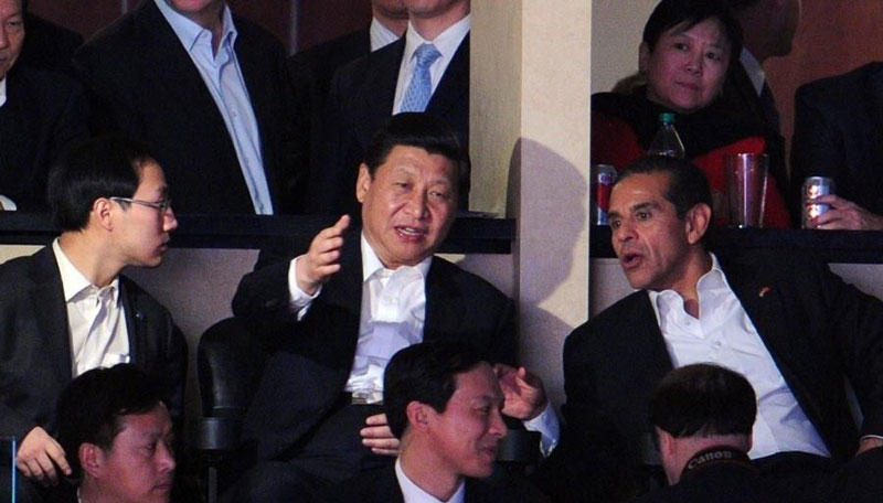 President Xi on the ball when it comes to sport