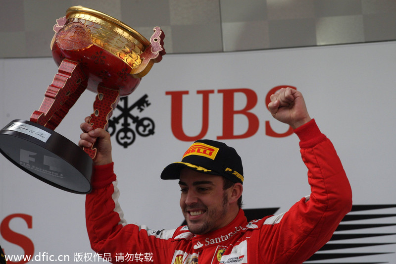 Formula One's champion moments in China