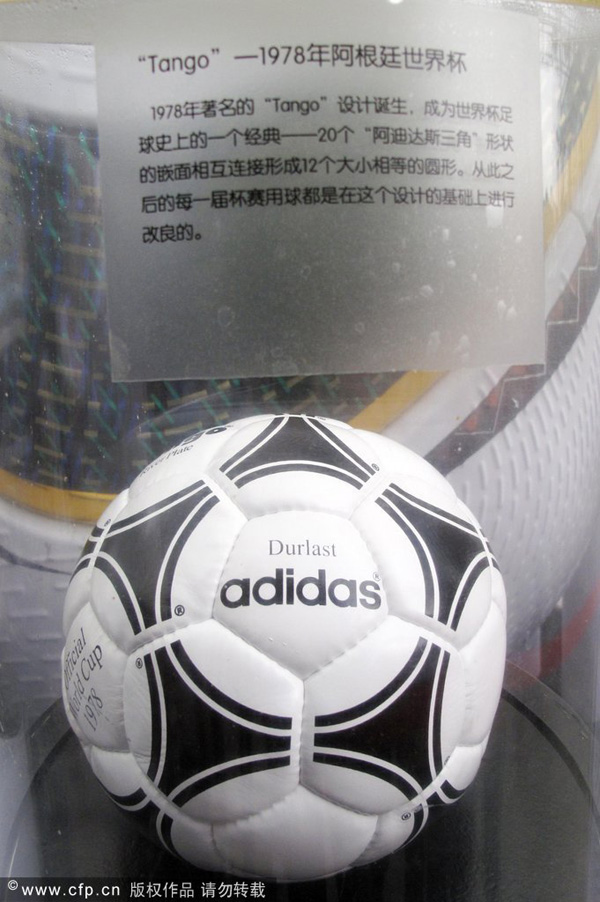 Official match ball of World Cups