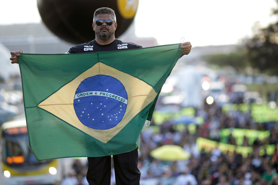 Brazilians protest World Cup spending, call for better services