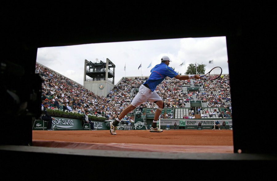 2014 French Open in action: Day 1