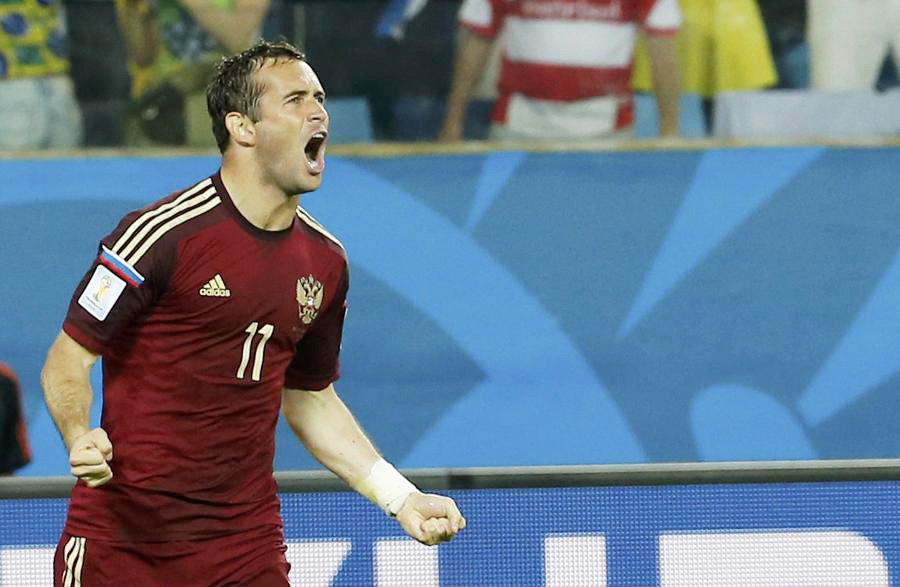 Russia draws 1-1 with South Korea in World Cup