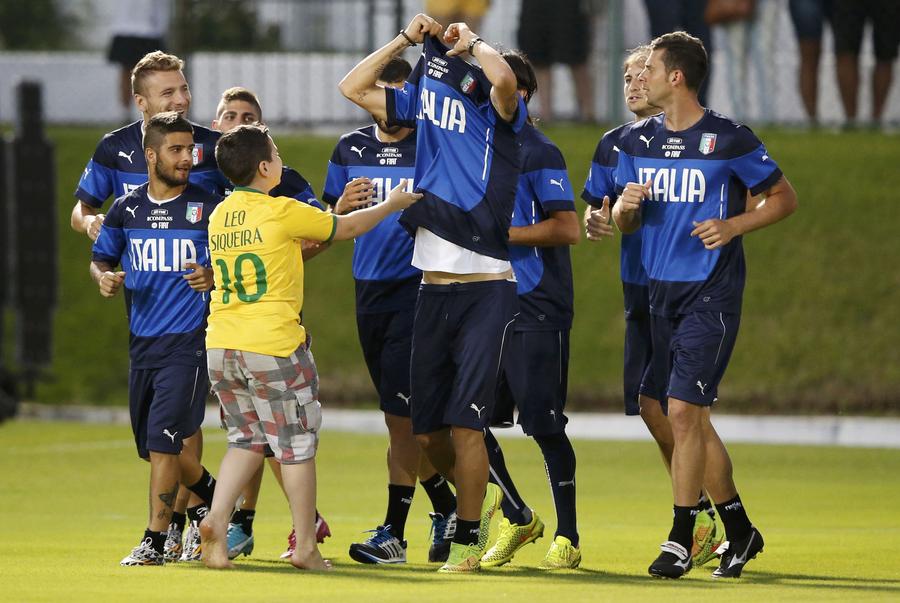 Pitch invaders at World Cup