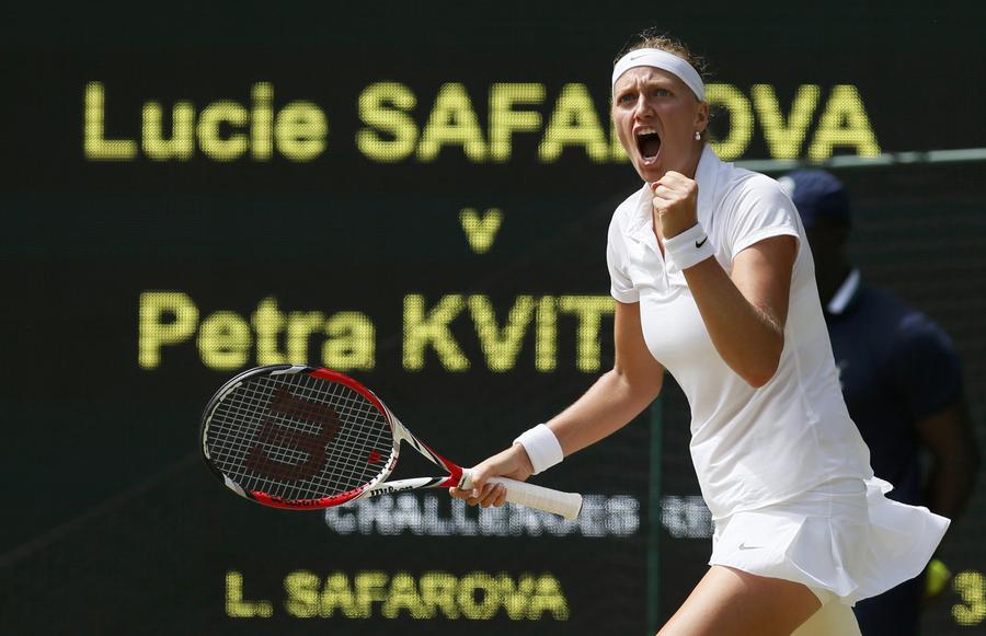 Bouchard, Kvitova in Wimbledon final