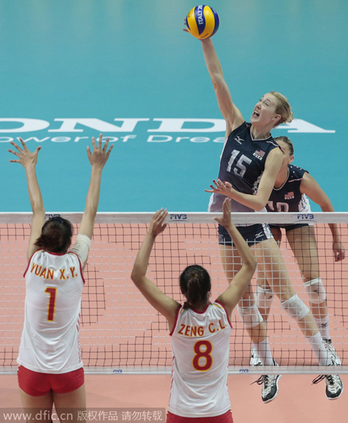 China wins second place in FIVB Women's Worlds