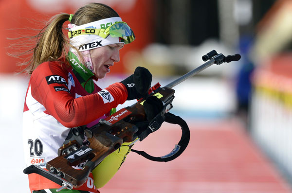 Belarus' Domracheva named Europe's Athlete of 2014