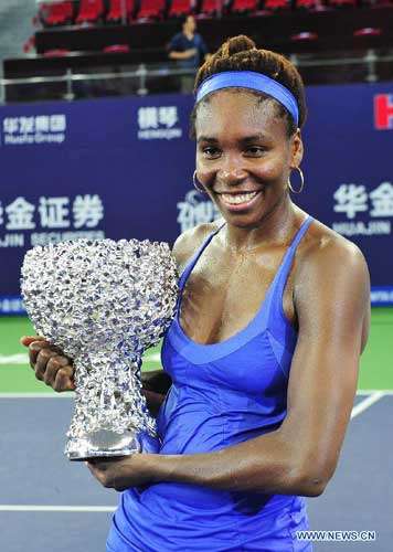 Venus claims title of 2015 WTA Elite Trophy Zhuhai