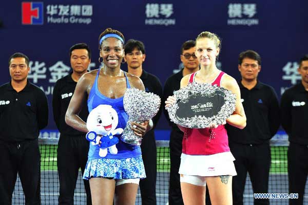 Venus claims title of 2015 WTA Elite Trophy Zhuhai