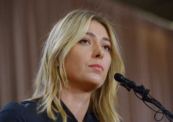 Sharapova says failed drug test at Australian Open