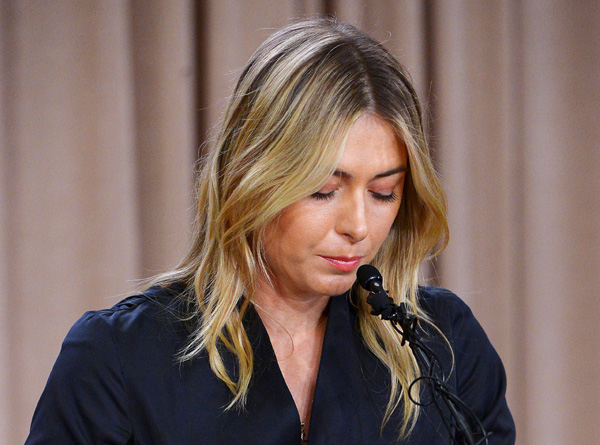 Racket Sponsor backs Sharapova despite failed drug test