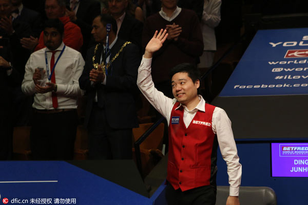 Ding's performance lifts Chinese snooker