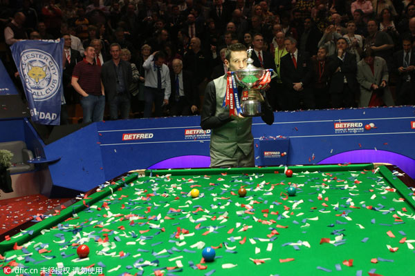 Selby denies Ding's first world title attempt