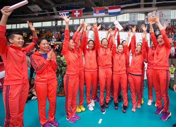 Chinese women's volleyball wins Montreux masters after six years