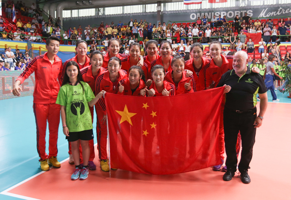 Chinese women's volleyball wins Montreux masters after six years