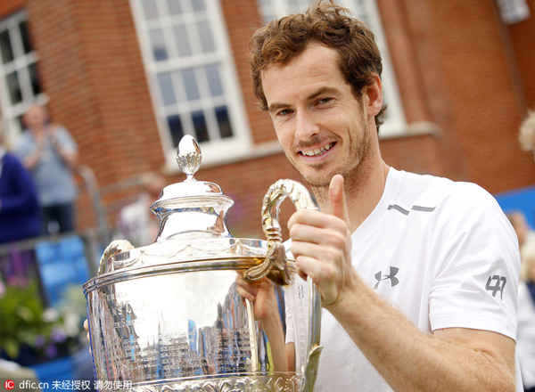 Murray makes history with comeback win at Queen's