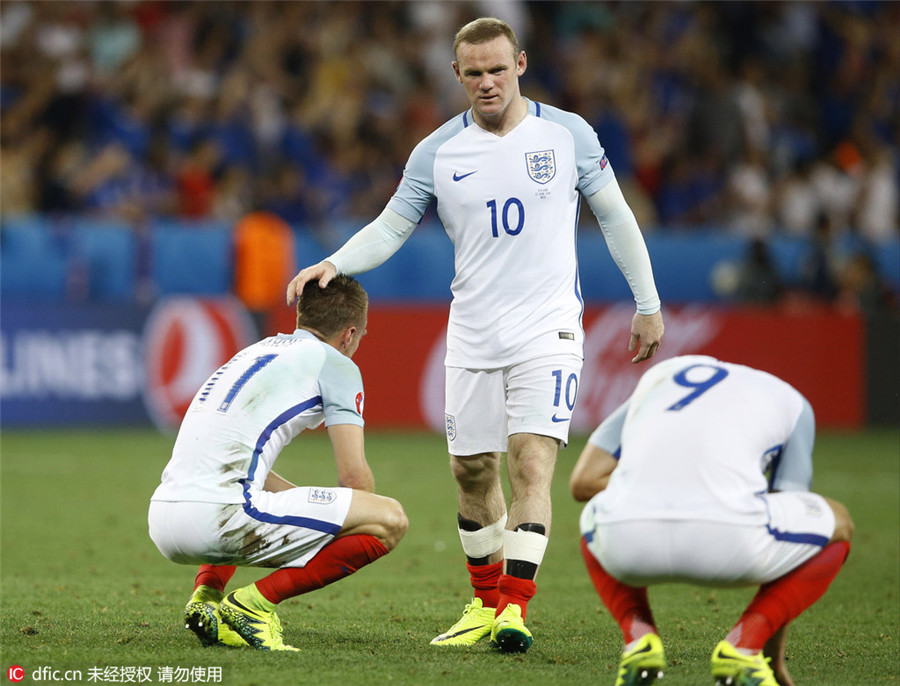 Soccer fans mock as England dumped out of Europe twice in a week