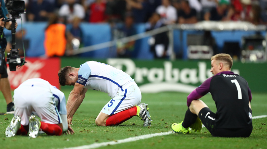 Soccer fans mock as England dumped out of Europe twice in a week