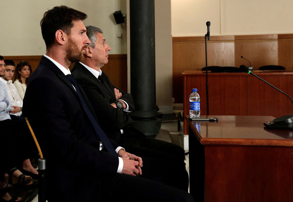 Messi sentenced to 21 months in prison