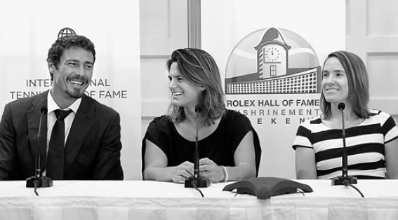 Safin, Henin inducted into Hall of Fame