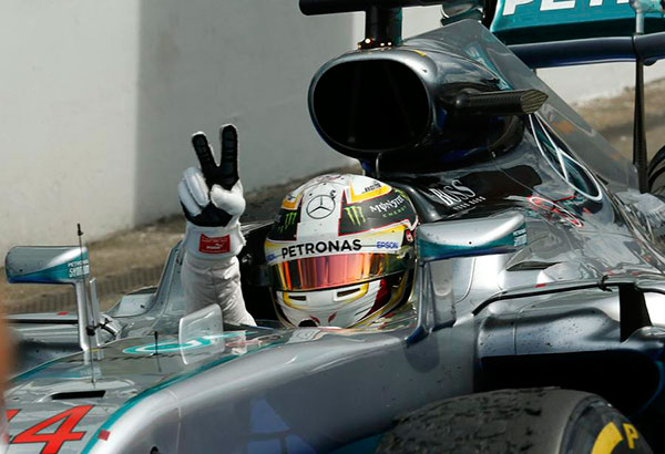 Hamilton earns his fun in the sun