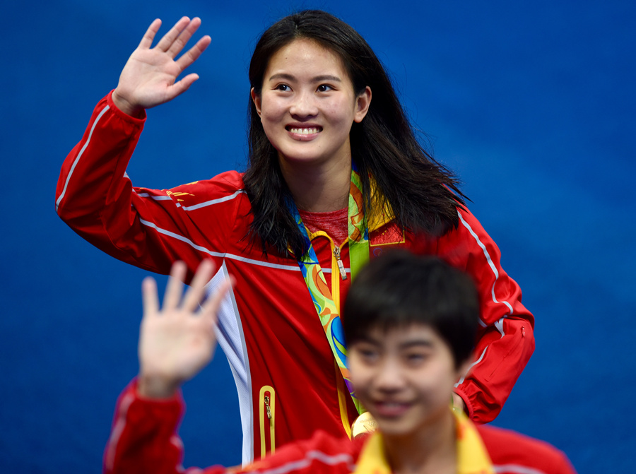 nd Liu win gold in women's 10m synchronized d