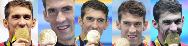 Phelps bows out with a flourish