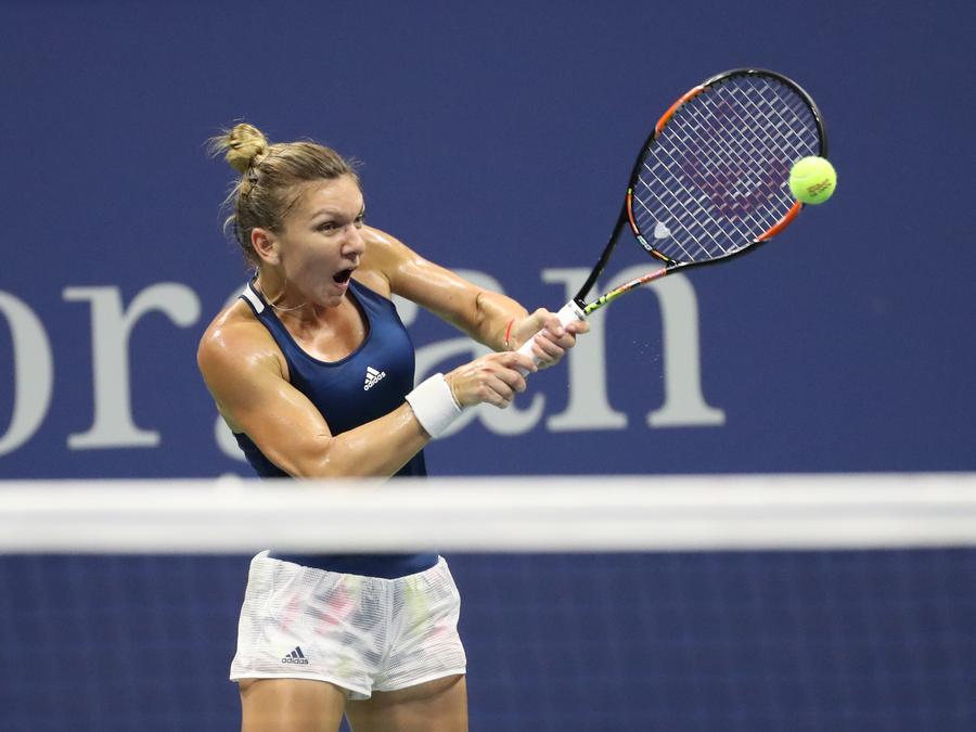 Serena Williams beats Simona Halep 2-1 at US Open