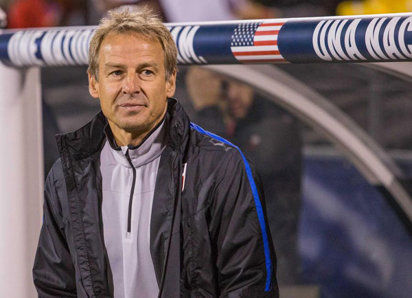 Chinese Super League lands coach Jurgen Klinsmann