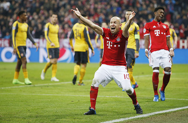Whirlwind Bayern rout sorry Arsenal