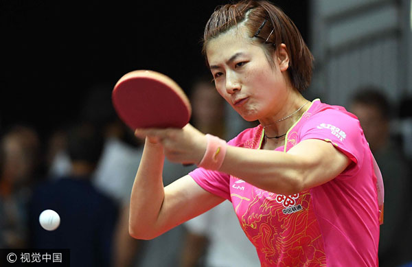 China's Ding Ning reaches last 16 at table tennis worlds
