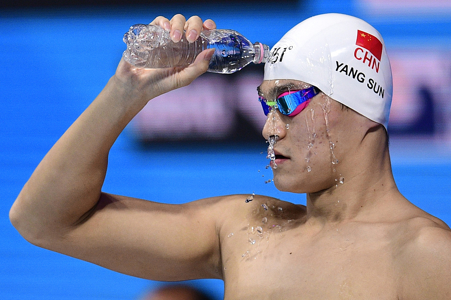 Chinese swimmers create waves at Worlds