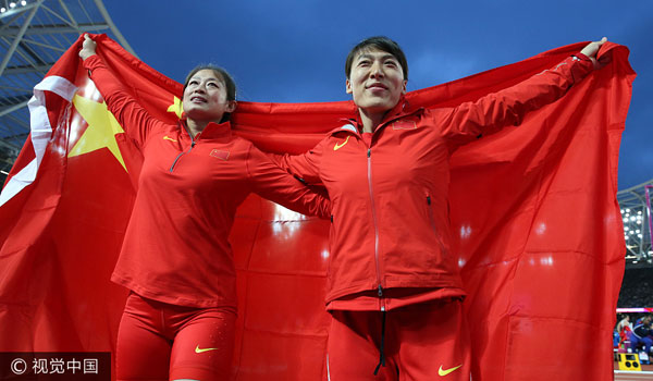 China reaps two medals in women's javelin