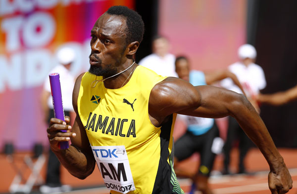 Bolt gets Jamaica into the relay final for grand farewell