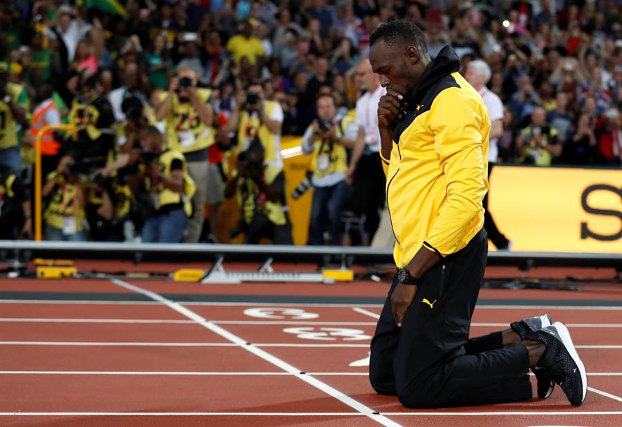 Breakdown and heartbreak as Bolt bows out