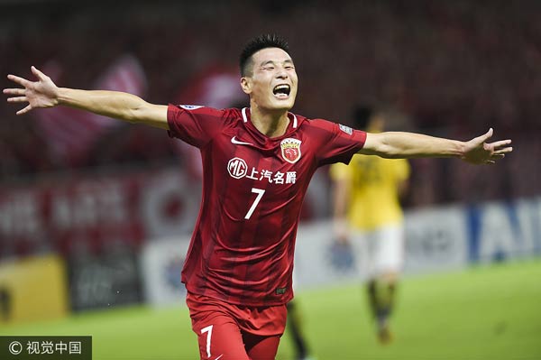 Shanghai beats Guangzhou in Asian CL quarterfinal first leg