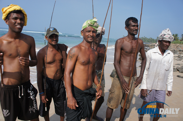 Sri Lanka: Stilt Fishing