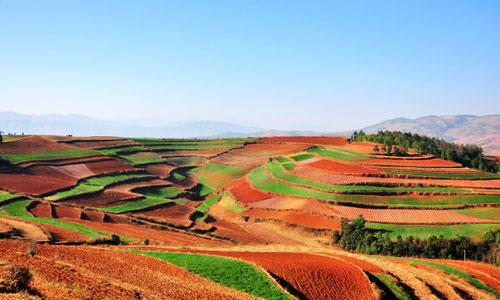 The Color Palette Landscape of Dongchuan, Yunnan