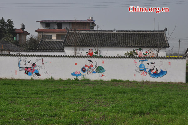 Spring scenery in Mianzhu, Sichuan