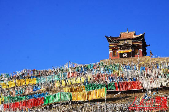 Yellow River’s beautiful scenery in Tangke