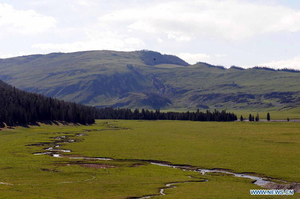 Serene scenery in Kanas, NW China