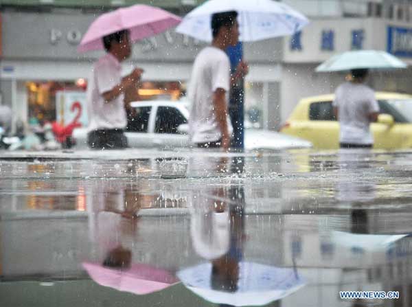 Continuous rainfall hits E China