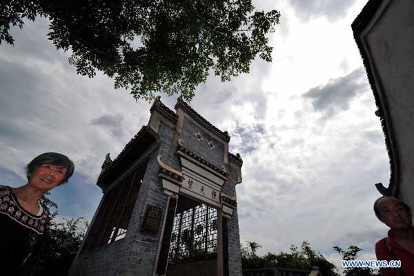 Ancient buildings in 600-year-old village in C. China