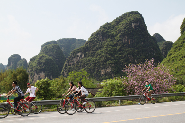 Cycling in Yangshuo